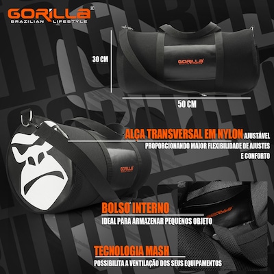 Bolsa Transversal Gorilla - Foto 3