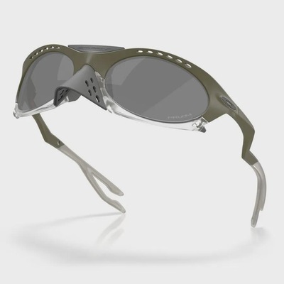 Óculos de Sol Unissex Oakley Plantaris MttMoss Grn Prizm Blk - Foto 4