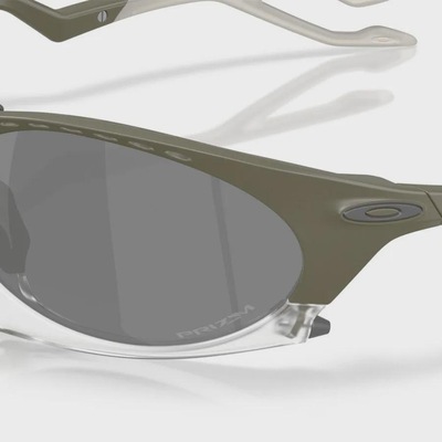 Óculos de Sol Unissex Oakley Plantaris MttMoss Grn Prizm Blk - Foto 6