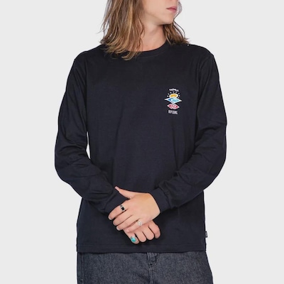 Camiseta Masculina Rip Curl Manga Longa The Search - Foto 2