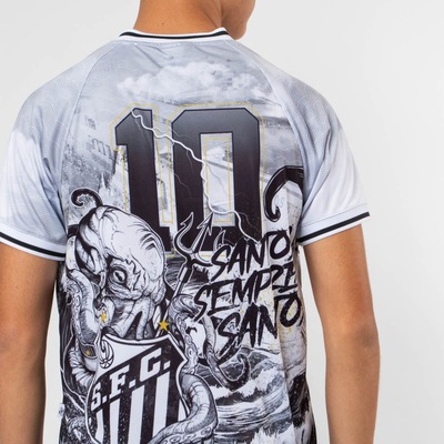 Camiseta Infantil Santos Oficial Alvinegro Praiano - Foto 2