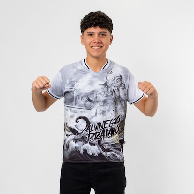 Camiseta Infantil Santos Oficial Alvinegro Praiano - Foto 3