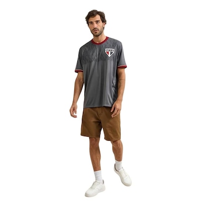 Camiseta Masculina Braziline São Paulo Mistura - Foto 5