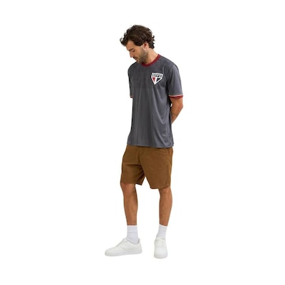 Camiseta Masculina Braziline São Paulo Mistura - Foto 6