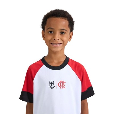 Camiseta Infantil Braziline Flamengo Ancora - Foto 1