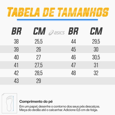 Tênis Asics Gel Nagoya ST Masculino + 3 Pares de Meias - Foto 6