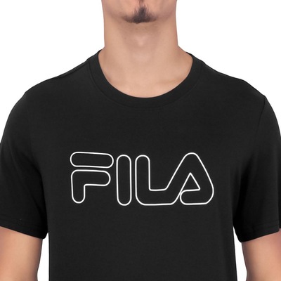 Camiseta Fila Letter Outline Masculina - Foto 3