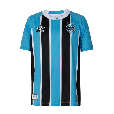 Camisa do Grêmio Of.1 25/26 Umbro Infantil - Foto 1