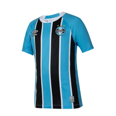 Camisa do Grêmio Of.1 25/26 Umbro Infantil - Foto 3