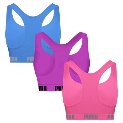 Top Puma Nadador sem Costura - 3 Unidades - Feminino - Foto 2