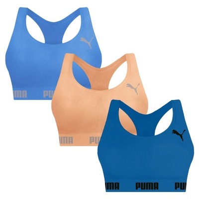 Top Puma Nadador sem Costura - 3 Unidades - Feminino - Foto 1