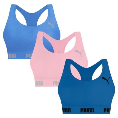 Top Puma Nadador sem Costura - 3 Unidades - Feminino - Foto 1
