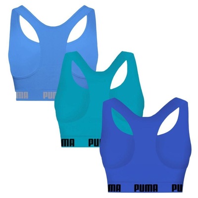 Top Puma Nadador sem Costura - 3 Unidades - Feminino - Foto 2
