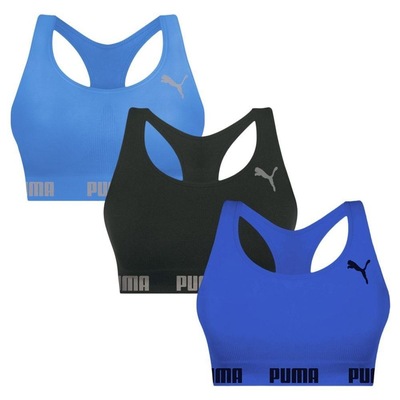 Top Puma Nadador sem Costura - 3 Unidades - Feminino - Foto 1