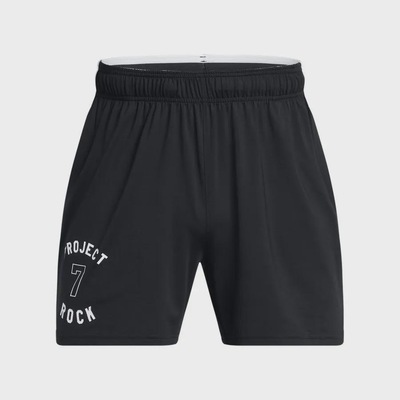 Shorts Under Armour Project Rock Mesh Badge Of Honor Masculino - Foto 1