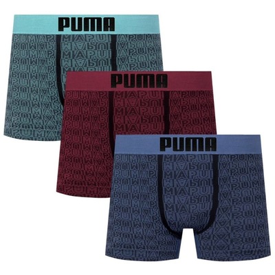 Cueca Boxer Puma sem Costura - 3 Unidades - Masculina - Foto 1