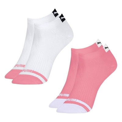 Meia Sapatilha Puma Logo - 2 Pares - Feminina - Foto 1