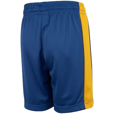 Kit Uniforme de Jogo Infantil Mini MVP Braziline Gs Warriors - Foto 6