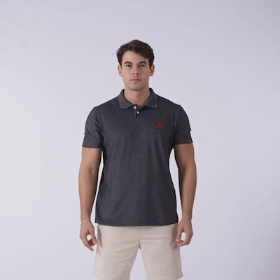 Camiseta Polo do Flamengo Lema Masculina - Foto 3