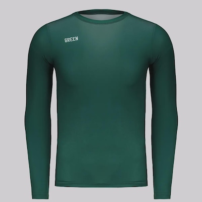 Camisa do Goiás Manga Longa Térmica Gr33n 2024 Infantil - Foto 1