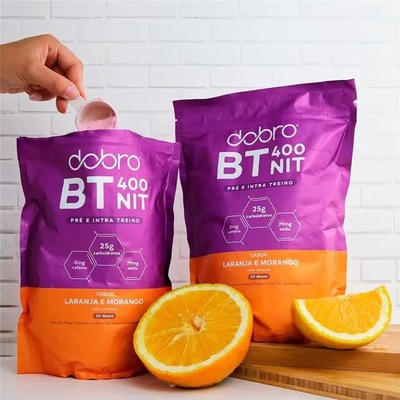 BT 400 Nitrato Pouch sabor Laranja com Morango - 900g - Foto 2