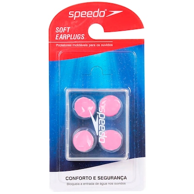 Protetor de Ouvido Speedo Soft Earplugs Silicone - Foto 1