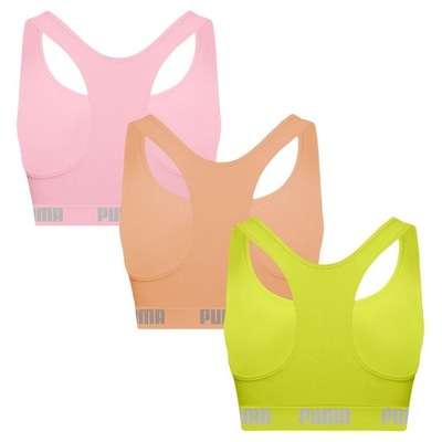 Top Puma Nadador sem Costura - 3 Unidades - Feminino - Foto 2