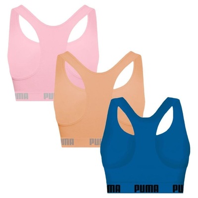 Top Puma Nadador sem Costura - 3 Unidades - Feminino - Foto 2