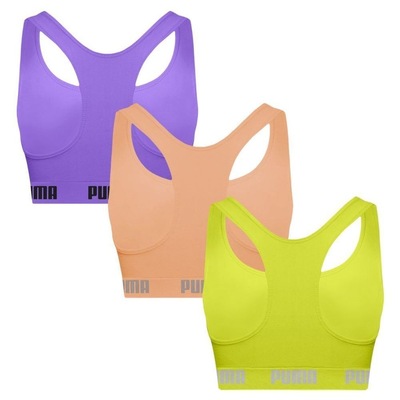 Top Puma Nadador sem Costura - 3 Unidades - Feminino - Foto 2