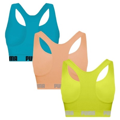 Top Puma Nadador sem Costura - 3 Unidades - Feminino - Foto 2