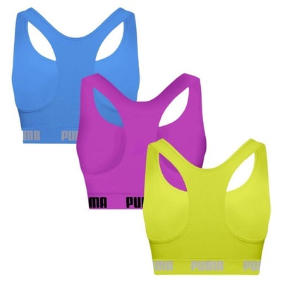 Top Puma Nadador sem Costura - 3 Unidades - Feminino - Foto 2
