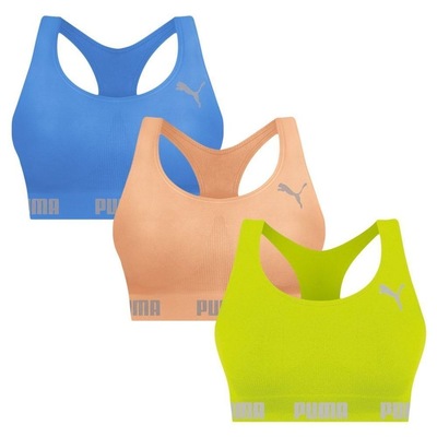 Top Puma Nadador sem Costura - 3 Unidades - Feminino - Foto 1