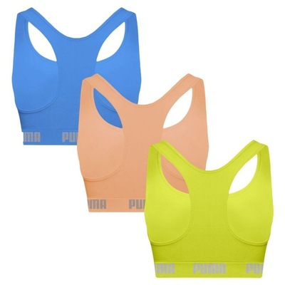 Top Puma Nadador sem Costura - 3 Unidades - Feminino - Foto 2