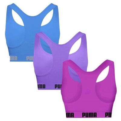 Top Puma Nadador sem Costura - 3 Unidades - Feminino - Foto 2