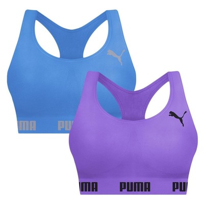 Top Puma Nadador sem Costura - 2 Unidades - Feminino - Foto 1