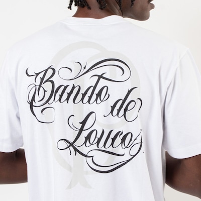 Camiseta do Corinthians Surf Center Clássica Bando de Louco Masculina - Foto 2