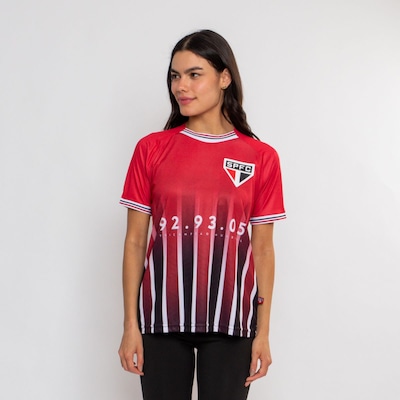 Camiseta do São Paulo Surf Center Oficial Tricampeão Mundial Feminina - Foto 4
