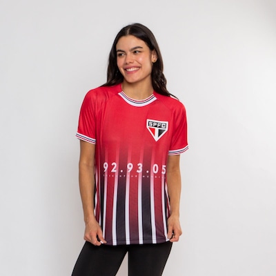 Camiseta do São Paulo Surf Center Oficial Tricampeão Mundial Feminina - Foto 5