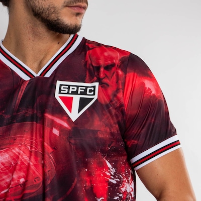 Camiseta do São Paulo Surf Center Esportiva Oficial Campeão Masculina - Foto 4