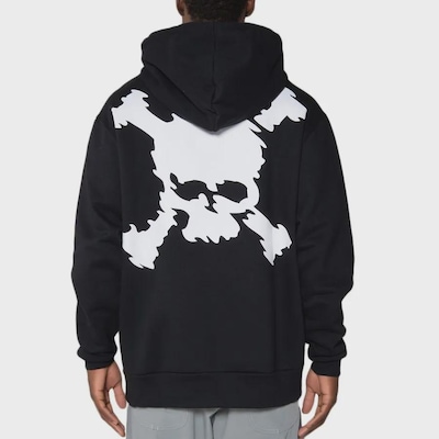 Blusão de Moletom Oakley Heritage Big Skull Blackout Masculino - Foto 2