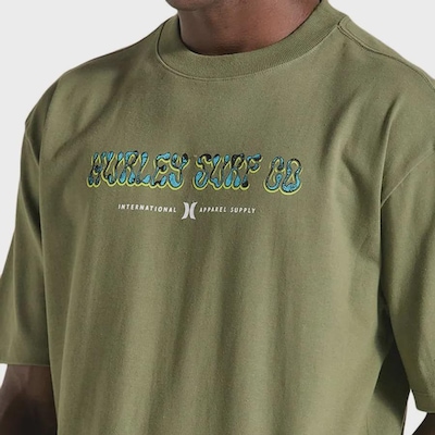 Camiseta Hurley Oversized Marshmallow Masculino - Foto 3
