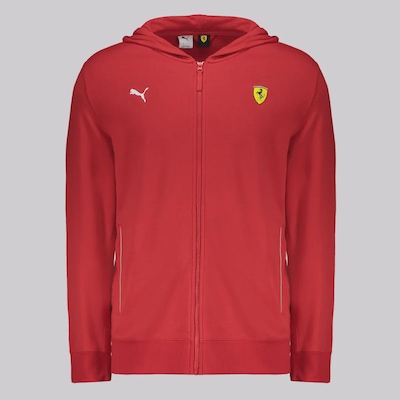 Jaqueta Masculina Puma Ferrari Race Sweat Com Capuz - Foto 1