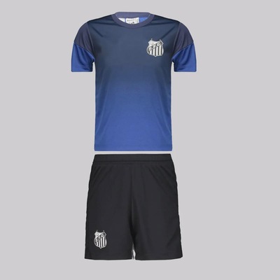 Conjunto Camisa + Bermuda do Santos Braziline Infantil - Foto 1