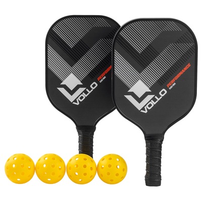 Kit 2 Raquetes de Pickleball Performance + 4 Bolas + Bolsa Vollo - Foto 2