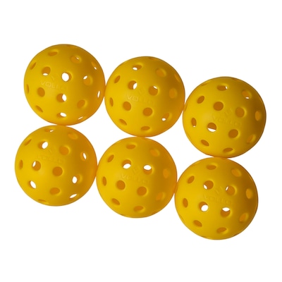 Kit 6 Bolas Pickleball 40 Furos Vollo - Foto 1