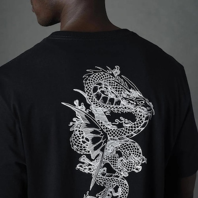 Camiseta MCD Dragão Serpente WT25 Masculina - Foto 6