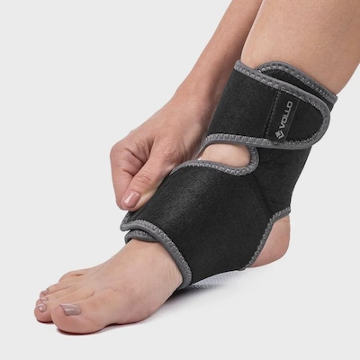 Tornozeleira Compressão Vollo Ajustável em Neoprene Tornozelo Esquerdo/Direito - Foto 3