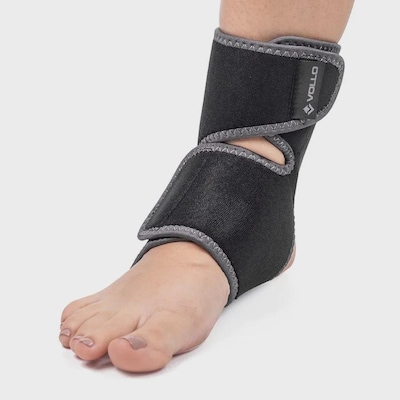 Tornozeleira Compressão Vollo Ajustável em Neoprene Tornozelo Esquerdo/Direito - Foto 5