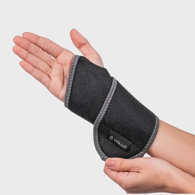 Munhequeira Compressão Vollo Ajustável em Neoprene Mão Esquerda/Direita - Foto 1