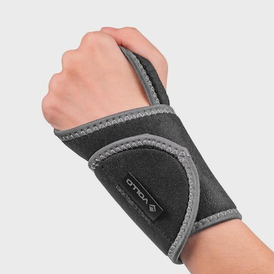Munhequeira Compressão Vollo Ajustável em Neoprene Mão Esquerda/Direita - Foto 3